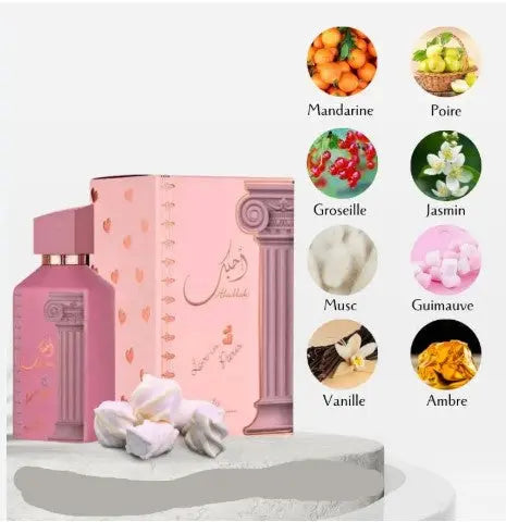 Ahubbak Perfume Love In Paris Eau De Parfum Ard Al Zaafaran 100ml Sweet Marshmallow Touch & Vanilla Product vendor Sham Perfume Store EDP Perfume