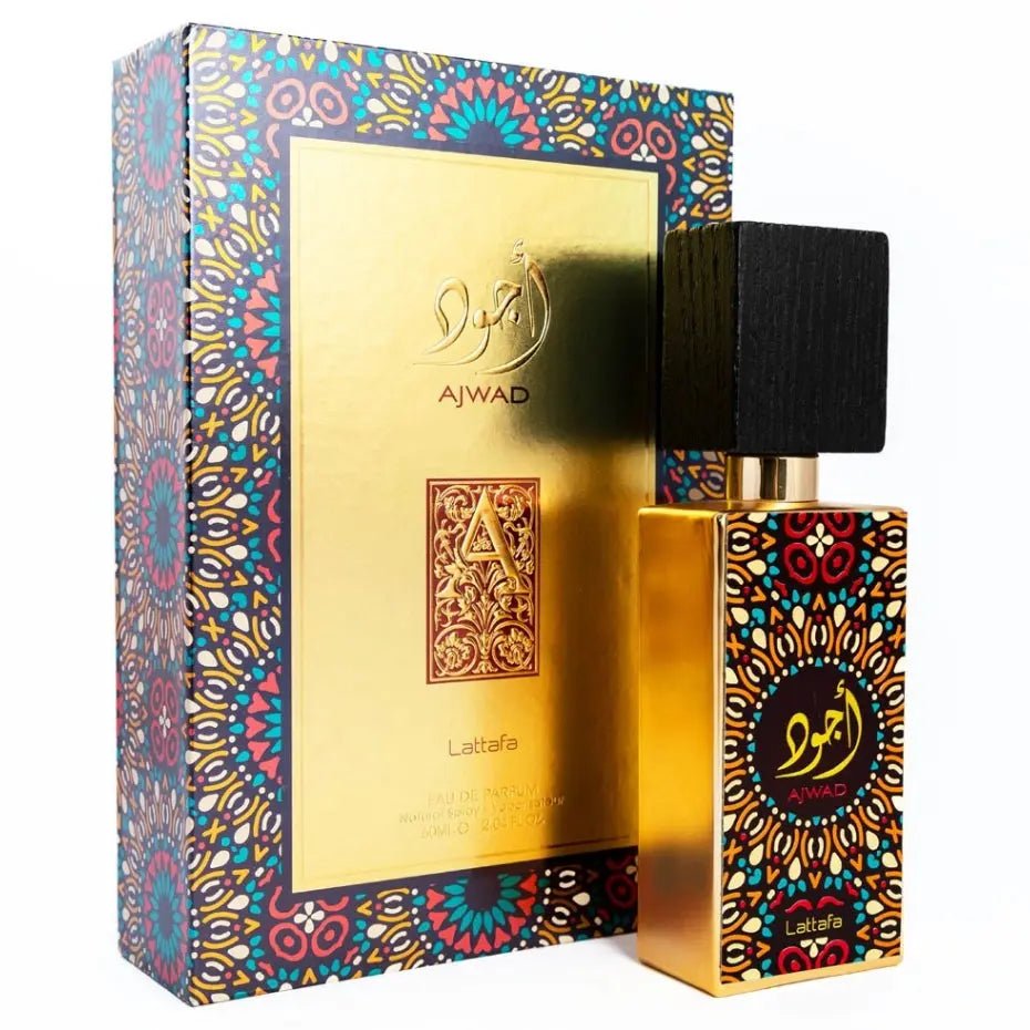 Ajwad Perfume Woman Lattafa Eau De Parfum Unisex Ajwa, Lattafa Perfumes Ajwad Eau de Parfum 60ml Product vendor Sham Perfume Store EDP Perfume