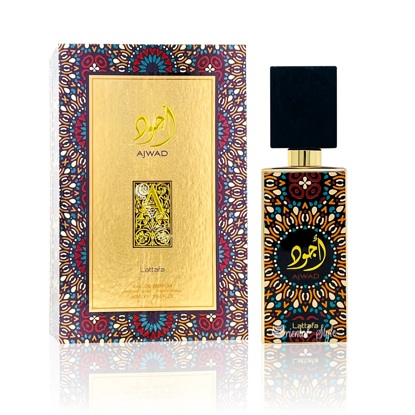 Ajwad Perfume Woman Lattafa Eau De Parfum Unisex Ajwa, Lattafa Perfumes Ajwad Eau de Parfum 60ml Product vendor Sham Perfume Store EDP Perfume