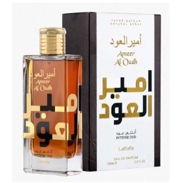 Ameer al Oudh Intense Oud lattafa original intense oud by lataffa EDP 100 ml - Sham Perfume Store Perfume