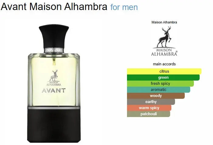 Avant Perfume Man Mason Alhambra Eau De Parfum For Him Spray 100mlSham Perfume Store