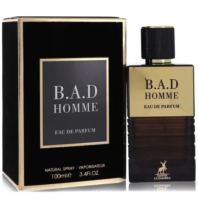BAD Homme Alhambra B.A.D Homme Eau De Parfum 3.4 oz for Men 100 ml Boy - Sham Perfume Store Perfume