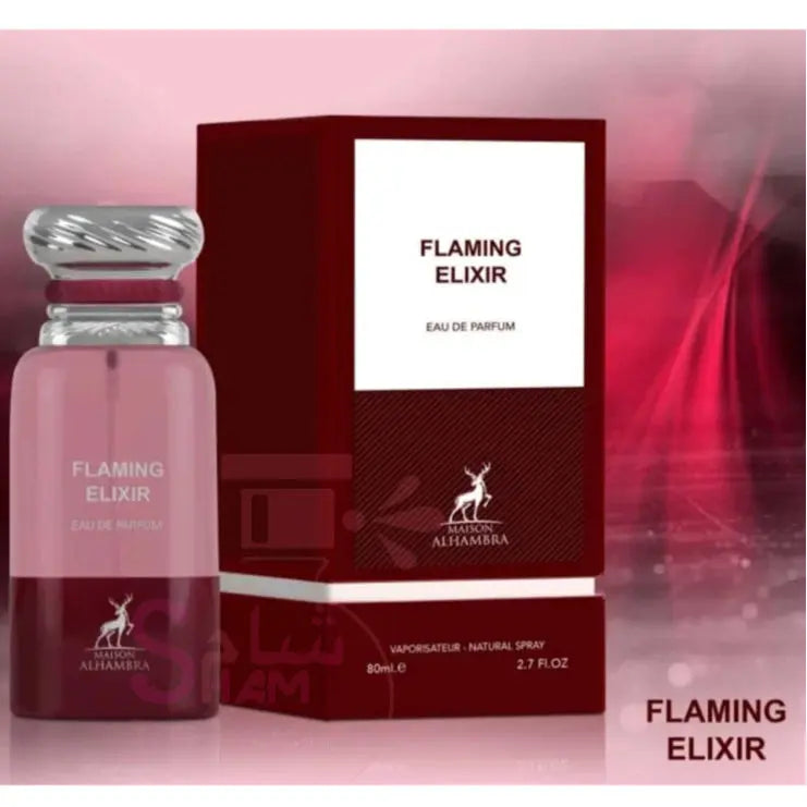 Flaming Elixir 80ml Cherry Maison Alhambra Unisex Edition Eau De Parfum Electric Elixir Alhambra-Flaming Elixir 80ml - Sham Perfume Store Perfume