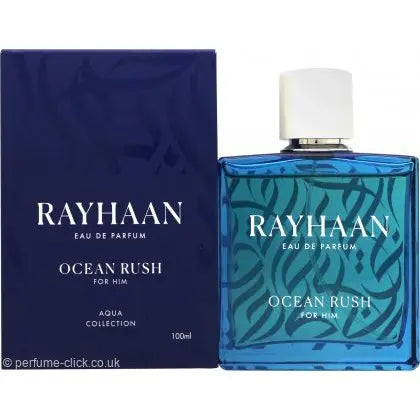Fresh Wave Men Rayhaan Ocean Rush Eau de Parfum Spray for Men Rayhaan Fresh Wave Rayhaan Pacific EDP 100ml For Him - Sham Perfume Store Perfume