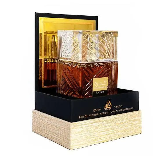 Khamrah - Eau De Parfum Spray 100 ml by Lattafa For Him & Her - Sham Perfume Store Perfume