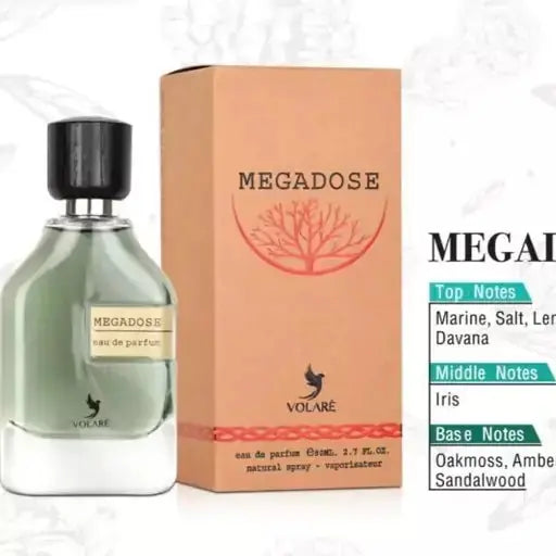 Megadose Man Atlas Volare EDP For Him 80 Ml 2.7 Edp Megados Vanilla Bergamot Product vendor Sham Perfume Store EDP Perfume