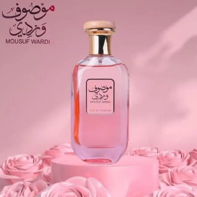 Mousuf Wardi Parfume 100 ml EDP Pink Women New Ard Alzaafran Wardi