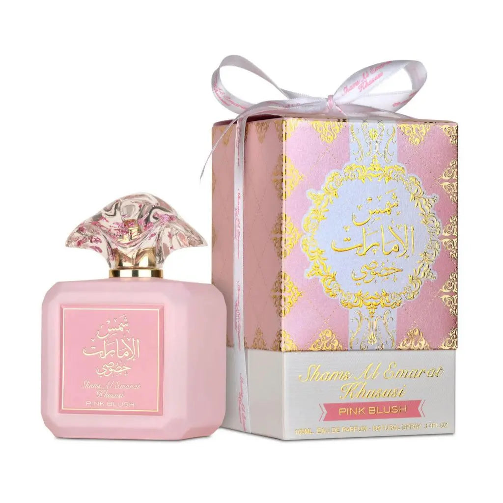 Pink Blush Shams Al Emarat Khususi Eau De Parfum Spray 100ML her Ard Al Zaafaran Elegant Fragrance-Pink Blush Shams - Sham Perfume Store Perfume