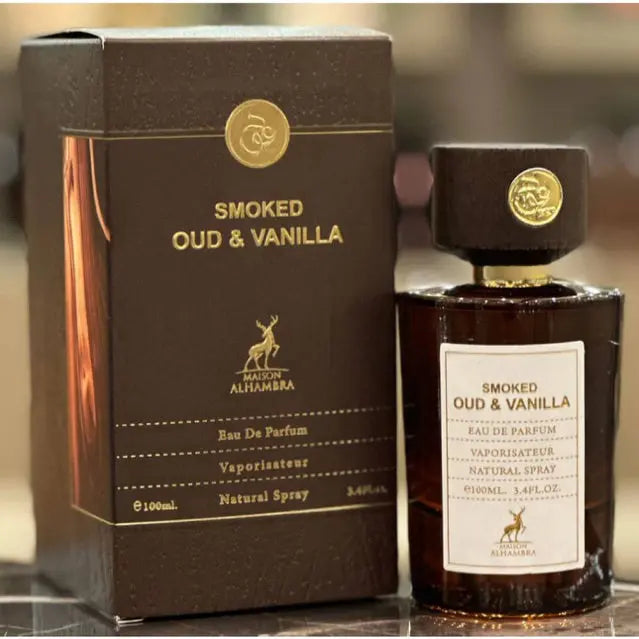 Smoked Oud & Vanilla Eau de Parfum Vanille 100ml Maison Alhambra Parfum Fatal Perfume Him Spray-Smoked Oud & Vanilla - Sham Perfume Store Perfume