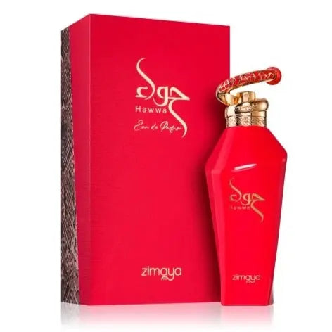 Zimaya Hawwa Red Perfume Afnan For Her Zimaya Pour Femme Hawaa Red Eau De Parfum For Women 100ml-Hawwa Red 100ml - Sham Perfume Store Perfume