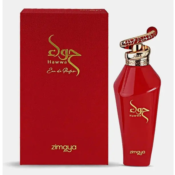Zimaya Hawwa Red Perfume Afnan For Her Zimaya Pour Femme Hawaa Red Eau De Parfum For Women 100ml-Hawwa Red 100ml - Sham Perfume Store Perfume