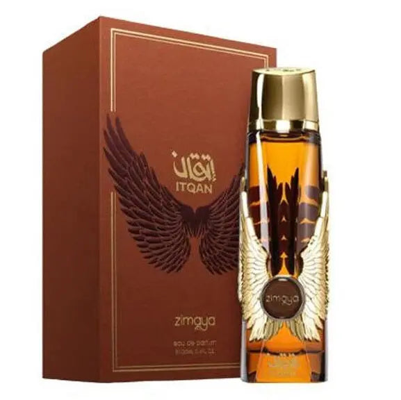 Zimaya Itqan Gold Eau de Parfum 100ml – Unisex Fruity Oud FragranceSham Perfume Store