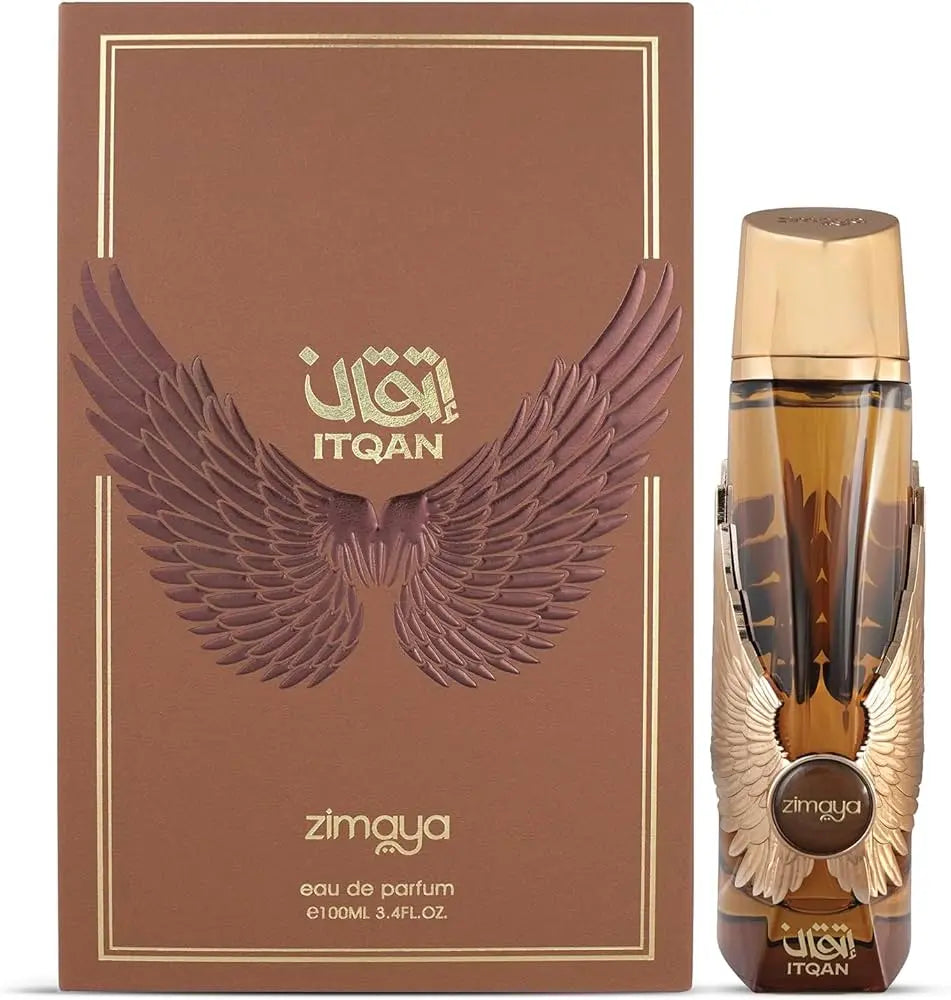 Zimaya Itqan Gold Eau de Parfum 100ml – Unisex Fruity Oud FragranceSham Perfume Store