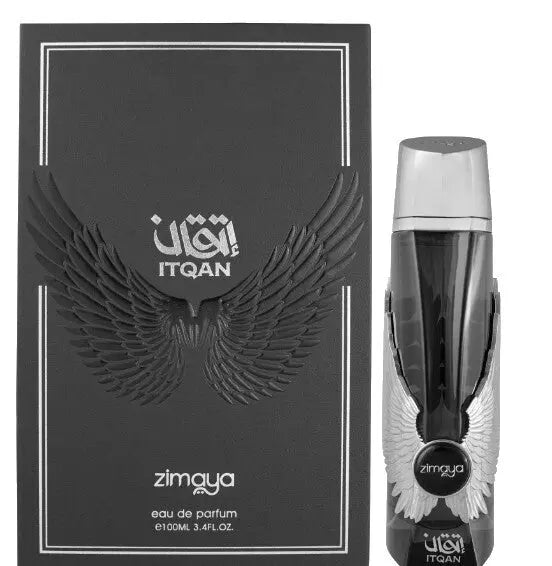 Zimaya Itqan Noir Eau de Parfum 100ml – Unisex Citrus Floral FragranceSham Perfume Store