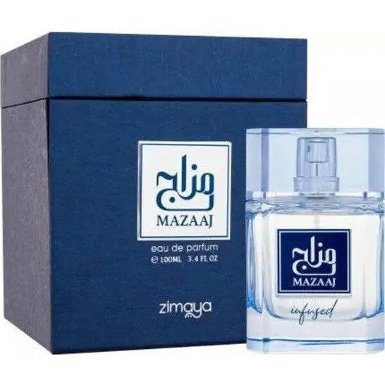 Zimaya Mazaaj Infused Eau de Parfum for Men – Fresh Citrus & Spicy Scent | 100mlSham Perfume Store