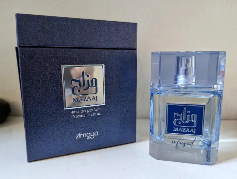 Zimaya Mazaaj Infused Eau de Parfum for Men – Fresh Citrus & Spicy Scent | 100mlSham Perfume Store