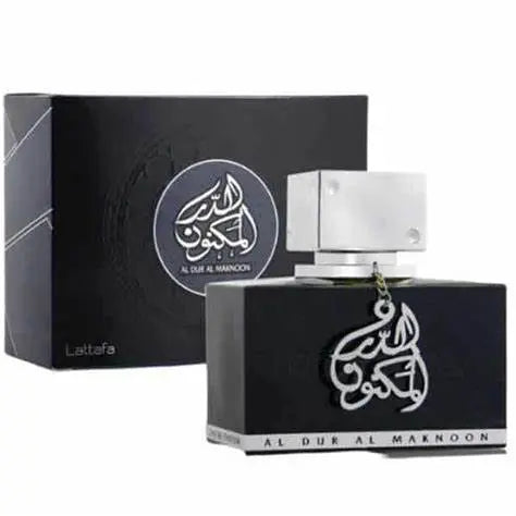 Al Dur Al Maknoon Silver lattafa EDP 100 ml dar al maknoon For Man - Sham Perfume Store Perfume