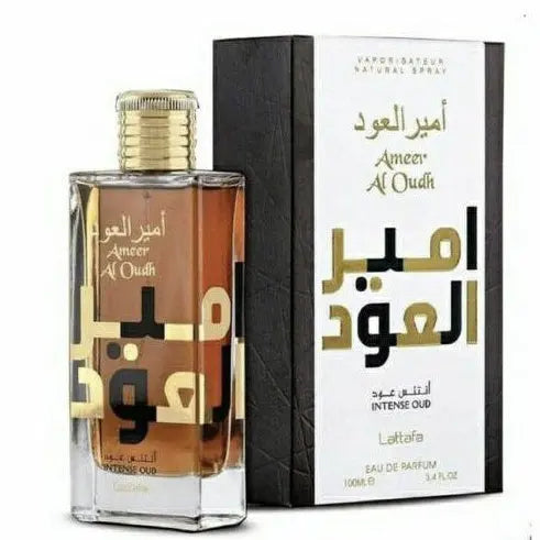 Ameer al Oudh Intense Oud lattafa original intense oud by lataffa EDP 100 ml - Sham Perfume Store Perfume