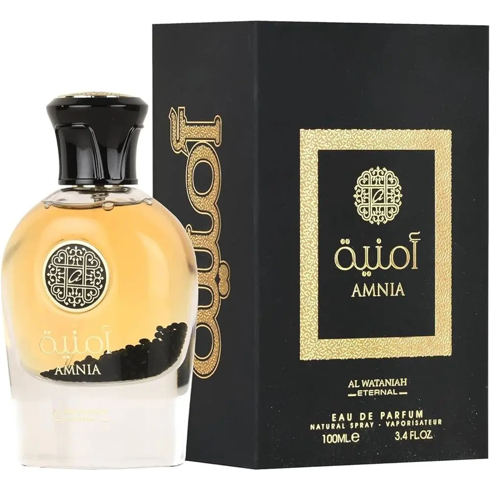 Amnia For Her Al Wataniah For Girl Midnight Amnia EDP Al Wataniah Eternal Vanilla Woody Se-xy Perfume-Amnia 100ml - Sham Perfume Store Perfume