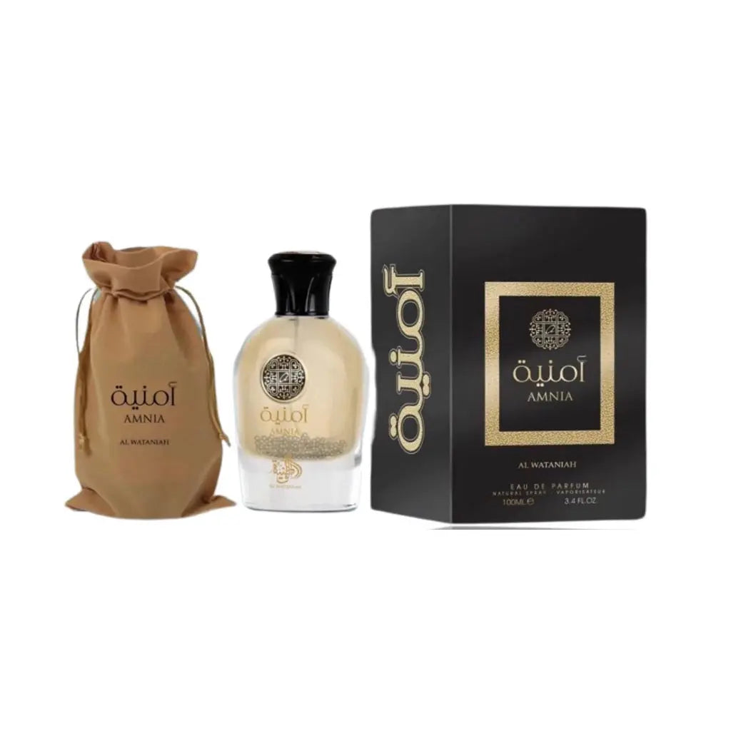 Amnia For Her Al Wataniah For Girl Midnight Amnia EDP Al Wataniah Eternal Vanilla Woody Se-xy Perfume-Amnia 100ml - Sham Perfume Store Perfume