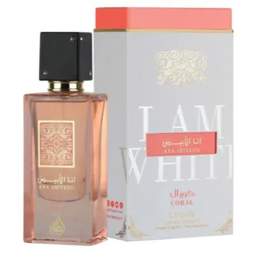 Ana Abiyedh Coral Lattafa Perfumes Eau de parfum Abiyedh Coral 100ml Lattafa Parfum Everyone-Ana Abiyedh Coral - Sham Perfume Store Perfume
