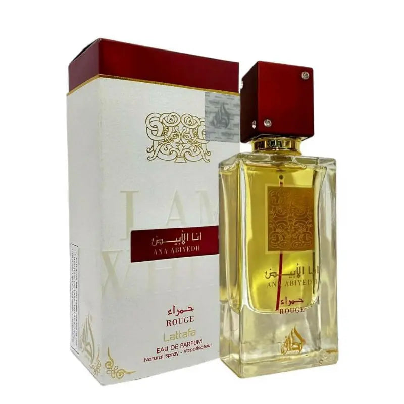 Ana abiyedh rouge Lattafa perfume 60ml EDP 540 rouge For Her - Sham Perfume Store Perfume