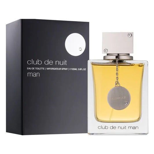 Armaf Club De Nuit Men 105ml EDT Original Perfume For Men EDT New in Box, Black , 3.6 Fl Oz - Sham Perfume Store Perfume
