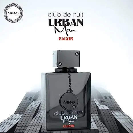Armaf Club De Nuit Urban Man ELIXIR 3.6 oz e 105 ml Eau de Parfum Spray For Men - Sham Perfume Store Perfume