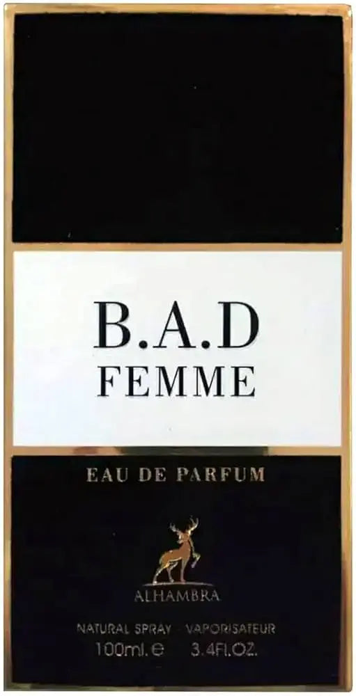 B.A.D. Femme Perfume Woman Edp BAD FEMME Maison Alhambra 100ml Her Good For GirlSham Perfume Store