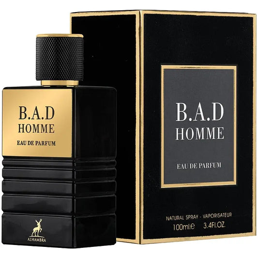 BAD Homme Alhambra B.A.D Homme Eau De Parfum 3.4 oz for Men 100 ml Boy - Sham Perfume Store Perfume