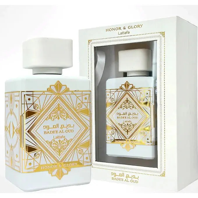 Badee Al Oud Honor & Glory Lattafa Perfumes women Or men Bade Al Oud Free Smell Seant 100 Mll-Oud Honor Glory 100m - Sham Perfume Store Perfume