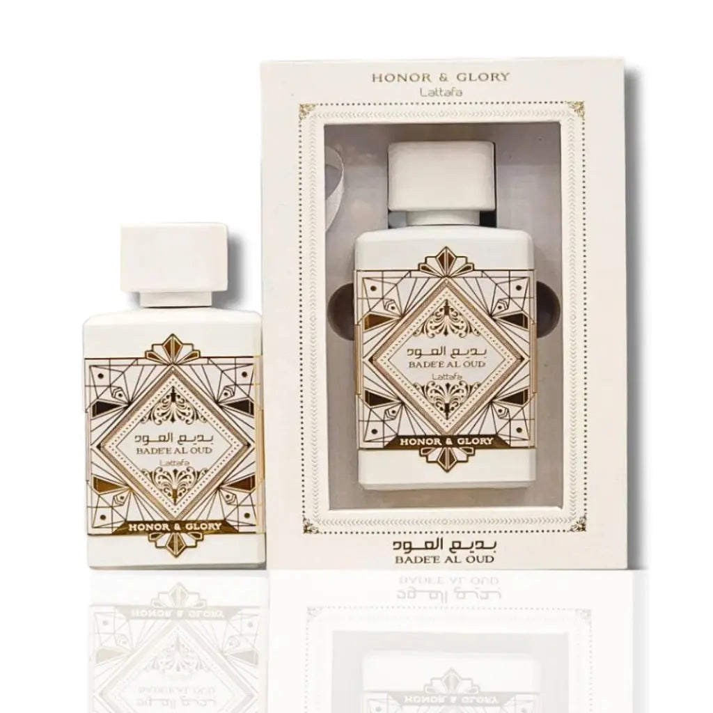 Badee Al Oud Honor & Glory Lattafa Perfumes women Or men Bade Al Oud Free Smell Seant 100 Mll-Oud Honor Glory 100m - Sham Perfume Store Perfume