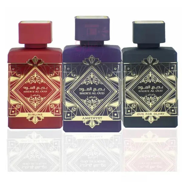 Badee Al Oud Sublime Unisex 100ml Bade Al Oud Honor Glory EDP Perfume Bade'e Al Oud For Glory by Lattafa Bade' Al oud - Sham Perfume Store Perfume