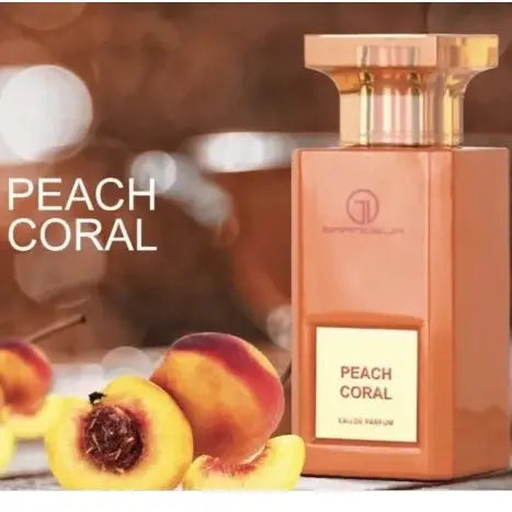 Beach Coral Perfume Woman 100ml Edp Grandeur Coral Peach Luxury Brightly Peach Perfume Spray For HerSham Perfume Store