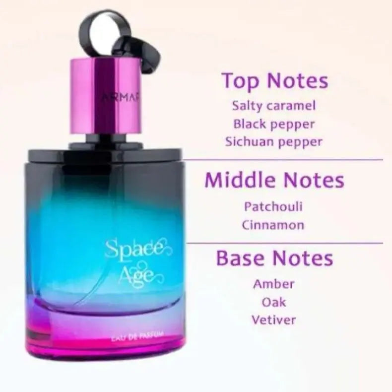 Beach Party Armaf Space Age Armaf For Her Black Saffron Armaf EDP 100ml For Him Perfume - Sham Perfume Store 