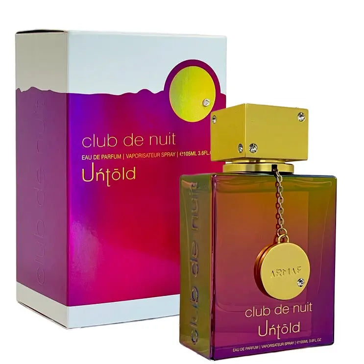 Club de Nuit Untold Armaf for women and men UNTOLD EDP (U) EDP 105ML Eau De Parfum Spray for Men, 3.6 Ounce - Sham Perfume Store Perfume