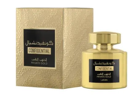 Confidential Private Gold Is A Popular Perfume 100 ml By Lattafa For Women And Men - Sham Perfume Store Perfume