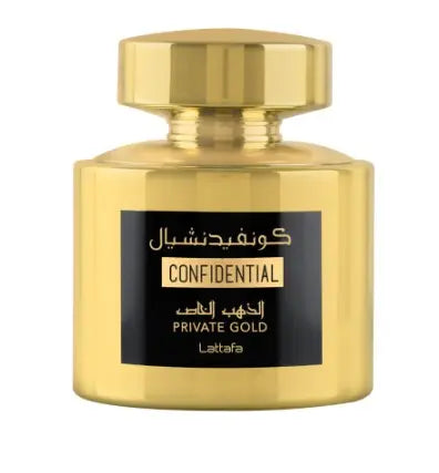 Confidential Private Gold Is A Popular Perfume 100 ml By Lattafa For Women And Men - Sham Perfume Store Perfume