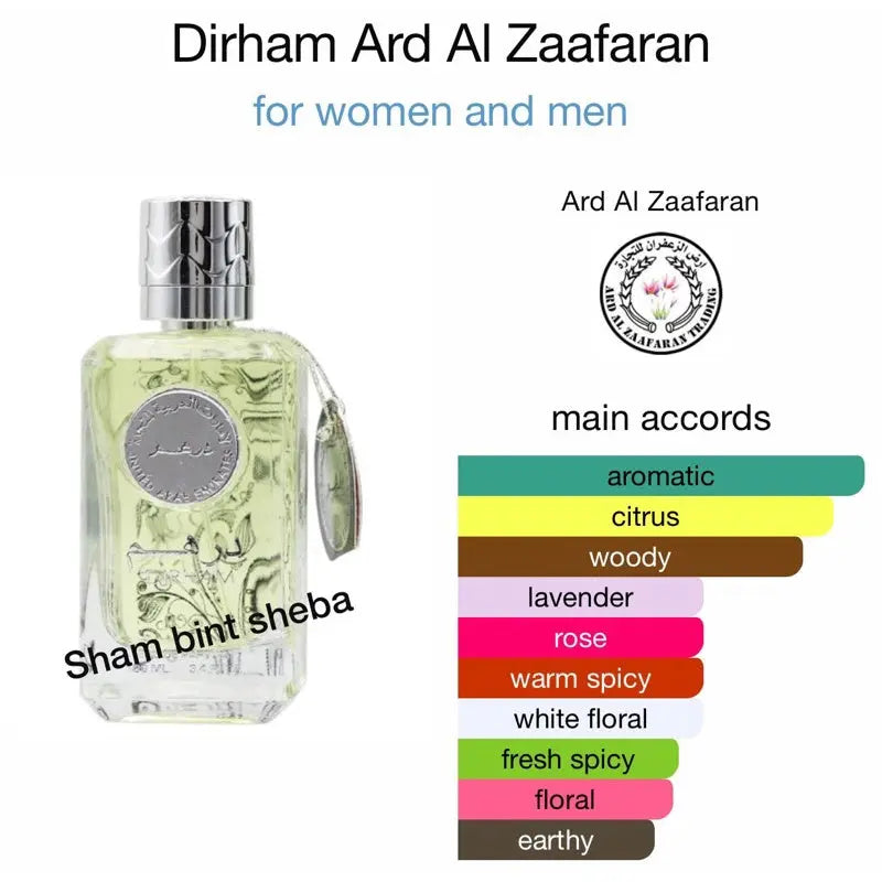 Dirham Perfume for him perfume EDP 100 ml from dubai Ard Al Zaafaran Man