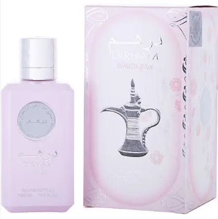 Dirham Wardi Perfume Woman EDP 100ml Dirham pink Ard Al ZaafaranSham Perfume Store