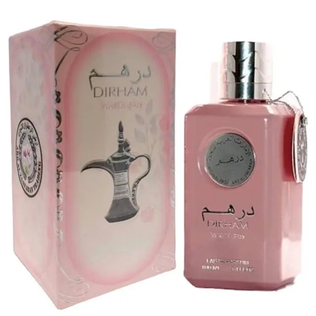 Dirham Wardi Perfume Woman EDP 100ml Dirham pink Ard Al ZaafaranSham Perfume Store