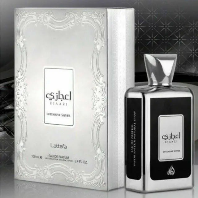Ejaazi intensive perfume lattafa Ejaazi silver lattafa unisex EDP 100 ml - Sham Perfume Store Perfume