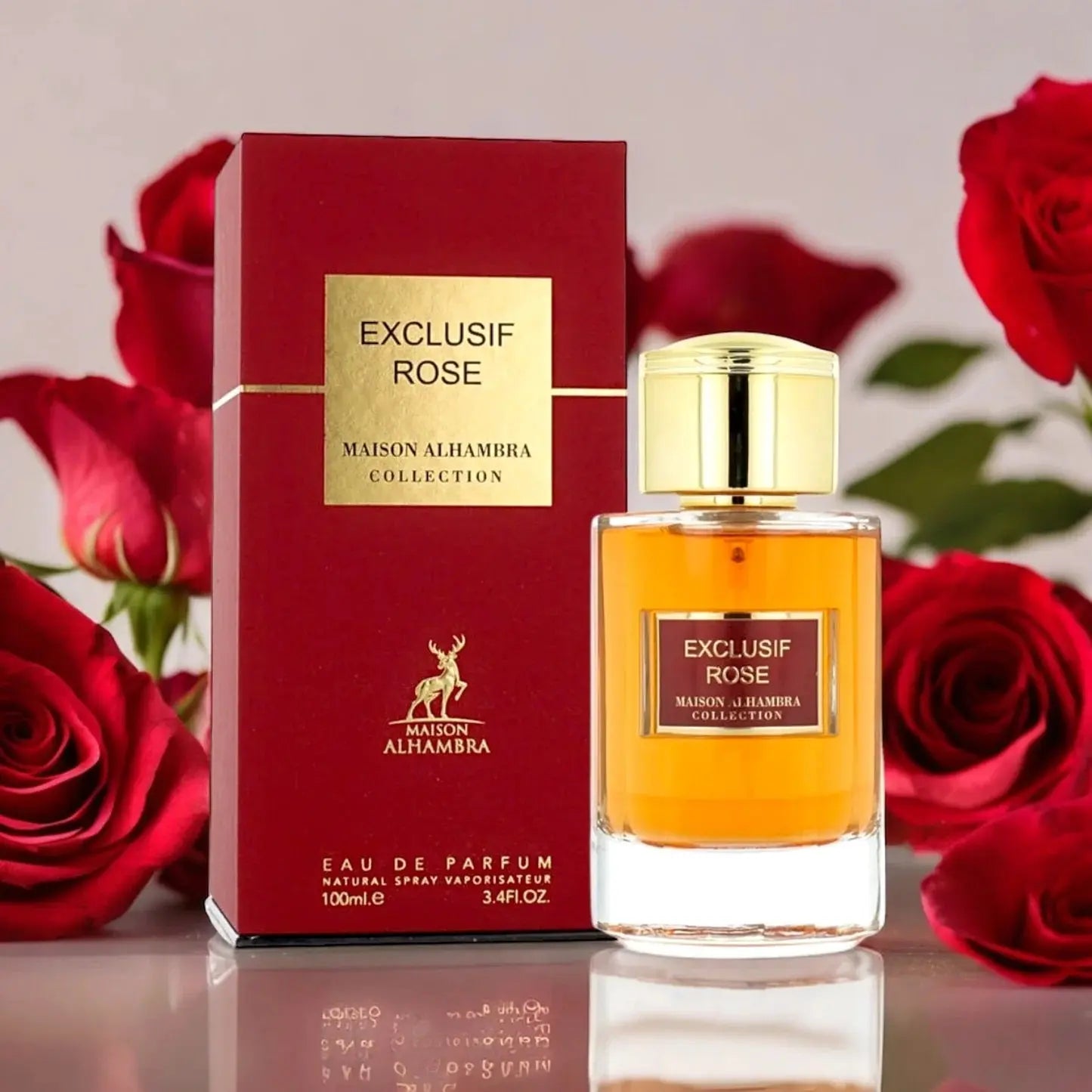 Exclusif Rose Maison Alhambra for women Perfume Al hambra 100ml Product vendor Sham Perfume Store EDP Perfume