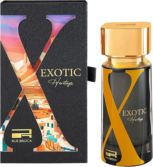 Exotic Heritage Pour EDP Spray 100ml RUE BROCA Code Man Woody Aromatic Designer Perfume X Exotic For Him-Exotic Heritage Product vendor Sham Perfume Store EDP Perfume