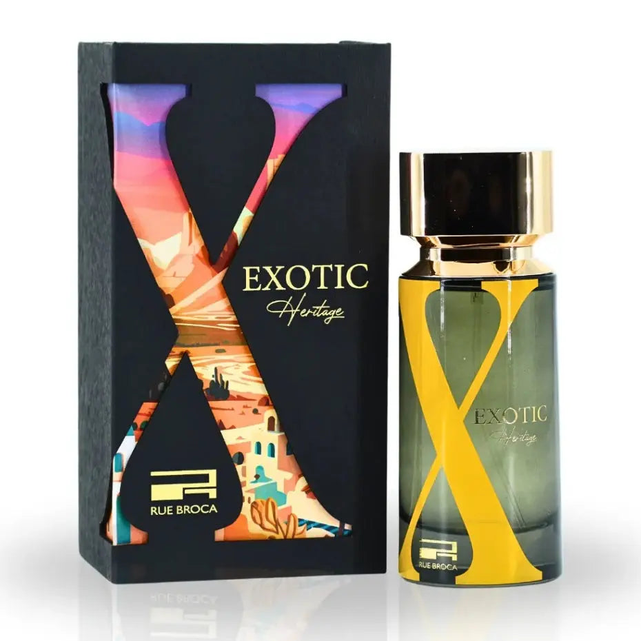 Exotic Heritage Pour EDP Spray 100ml RUE BROCA Code Man Woody Aromatic Designer Perfume X Exotic For Him-Exotic Heritage Product vendor Sham Perfume Store EDP Perfume
