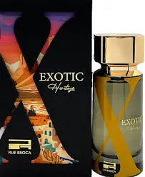 Exotic Heritage Pour EDP Spray 100ml RUE BROCA Code Man Woody Aromatic Designer Perfume X Exotic For Him-Exotic Heritage Product vendor Sham Perfume Store EDP Perfume