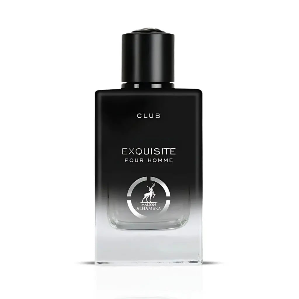 Exquisite Club Pour Homme Eau De Parfum Spray 100ML (3.4 OZ) by Maison Alhambra | A Fresh-Exquisite Club 100ml - Sham Perfume Store Perfume