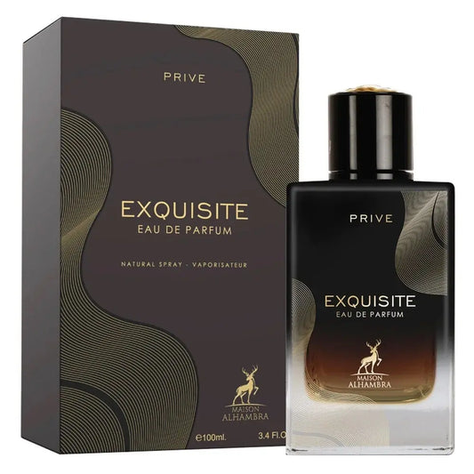 Exquisite Prive Alhambra Eau de Parfum Gentle man Perfum Privee, 100ml Edp For Him Fragrance-Exquisite Prive - Sham Perfume Store Perfume
