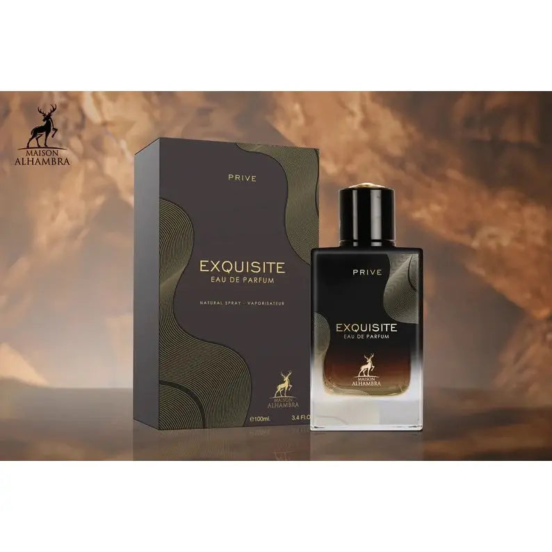 Exquisite Prive Alhambra Eau de Parfum Gentle man Perfum Privee, 100ml Edp For Him Fragrance-Exquisite Prive - Sham Perfume Store Perfume