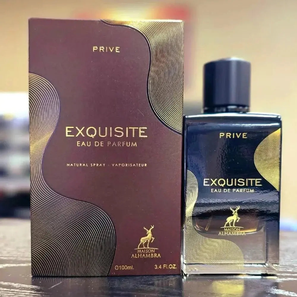 Exquisite Prive Alhambra Eau de Parfum Gentle man Perfum Privee, 100ml Edp For Him Fragrance-Exquisite Prive - Sham Perfume Store Perfume